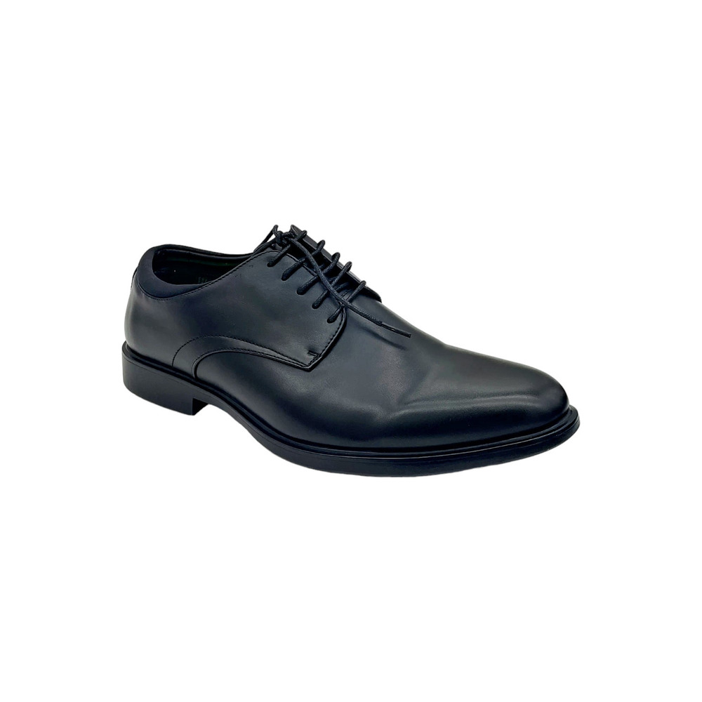 Vance Co. Men's Kimball Plain Toe Dress Shoes Black - Wide